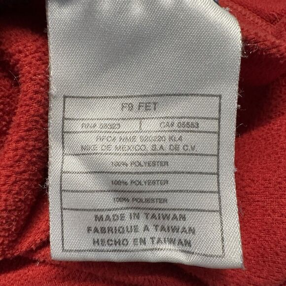 Y2K M Jordan Jumpman Long Sleeve Color Block Shirt Men’s XL RARE Blue Red Fleece - Picture 10 of 10